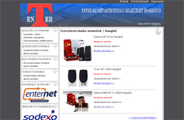 Enter Szmtstechnika Tapolca honlapja